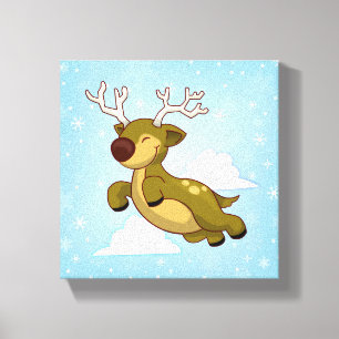 Jul som flyger renen canvastryck