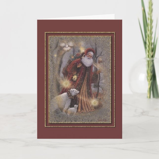 Jul som fylls med magi helgkort (Framsida)