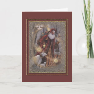 Jul som fylls med magi helgkort