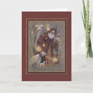 Jul som fylls med magi helgkort