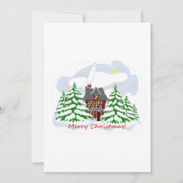 Jul som kommer till familjehuset julkort