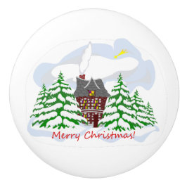 Jul som kommer till familjehuset knopp