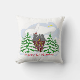 Jul som kommer till familjehuset kudde