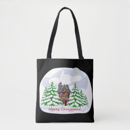 Jul som kommer till familjehuset tygkasse