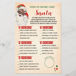 Jul som mest liknar jultomtkort flygblad