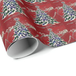 Jul som slår in papper presentpapper
