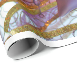 Jul som slår in papper presentpapper