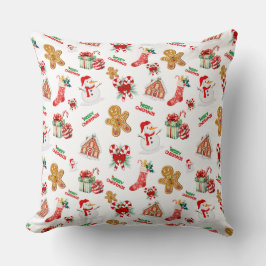 Jul Sömlös Mönster Kudde