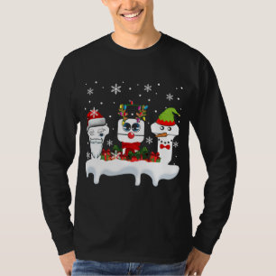 Jul Sonographer Ultrasound Funny Santa Reind T Shirt