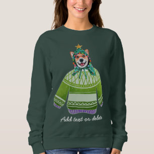 Jul Söt Corgi Ful Jul Hund Mamma T Shirt