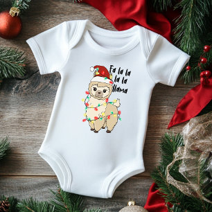 Jul Söt Festlig Fa La La Lama Modern T Shirt