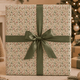 Jul Söt Mönster | Presentpapper för Högtiden