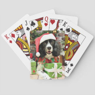 Jul - Spaniel för engelsk Springer - Lucy Spelkort