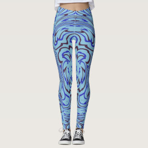 Jul Special blå "Ratti_Creative_Arts" L Leggings