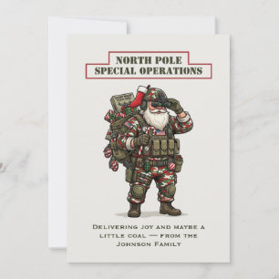Jul-specialoperationer för Nordpolen Julkort