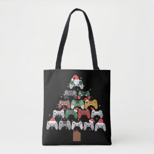 Jul Spelträd Spelare Gamer Xmas Gåvor Tygkasse