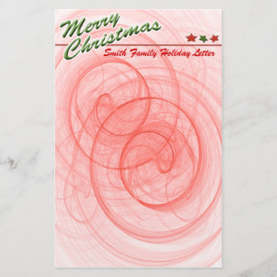 Jul Spiral och stjärnor Brevpapper