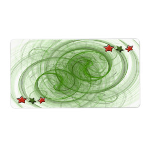 Jul Spiral och stjärnor Fraktsedel