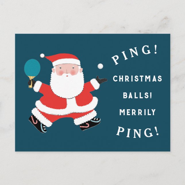 Jul Sport Holiday Cards Helg Vykort (Framsida)