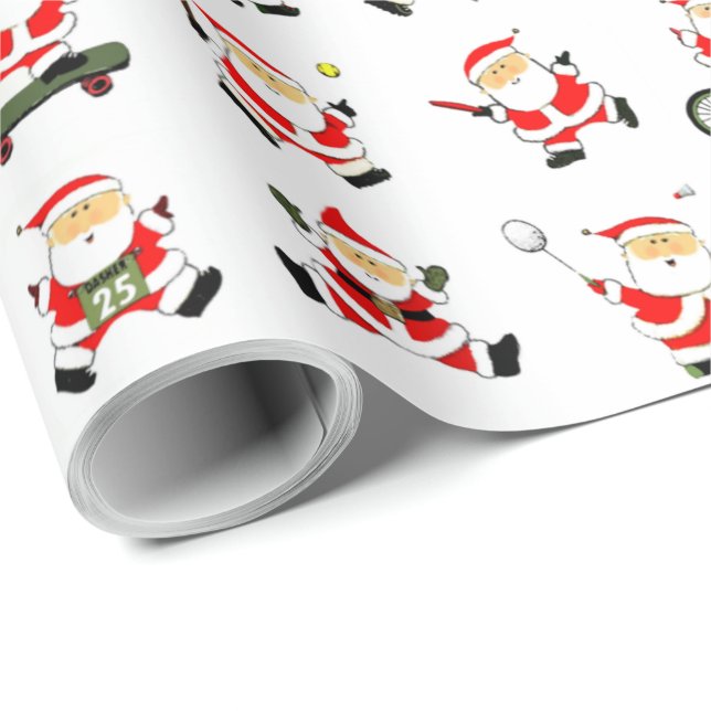 Jul Sport Holiday Present Presentpapper (Rullad Hörn)
