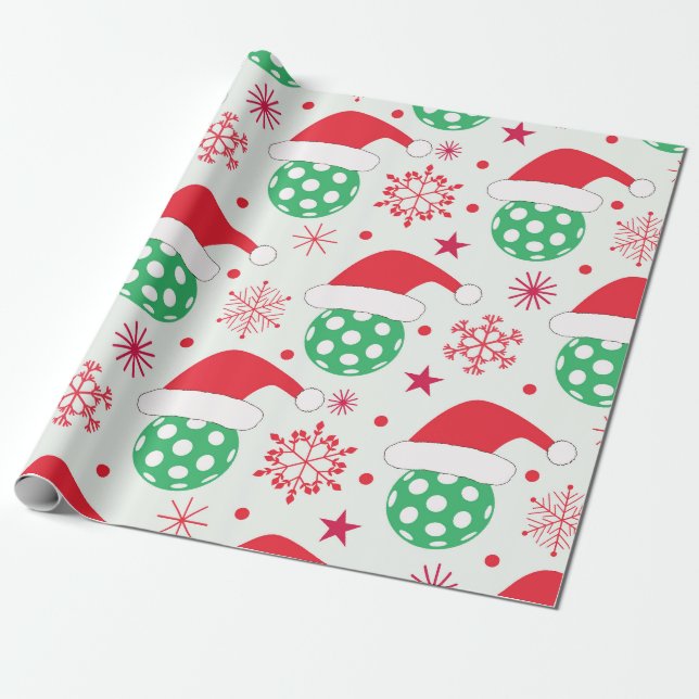 Jul Sportboll med Santamössa Presentpapper (Utrullad)