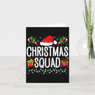 Jul Squad Familj Grupp Matchande Jul Tröjor Kort