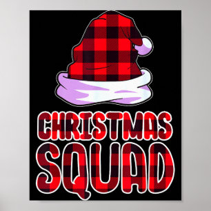 Jul Squad Familj Grupp Matchande Jul Tröjor Poster