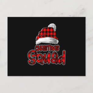 Jul Squad Familj Grupp Matchande Roligt Xmas P Inbjudan Vykort