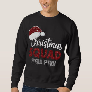 Jul Squad Paw Paw Matchande Jul Rolig P Lång Ärmad Tröja