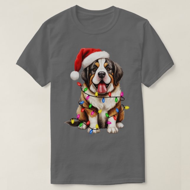 Jul St Bernard T Shirt (Design framsida)