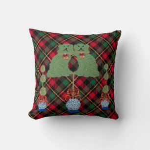 Jul Stafford Hundar Ginger Burk Topiary T Kudde