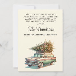 Jul Station Wagon Inbjudningar