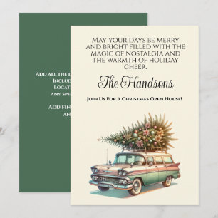 Jul Station Wagon Inbjudningar
