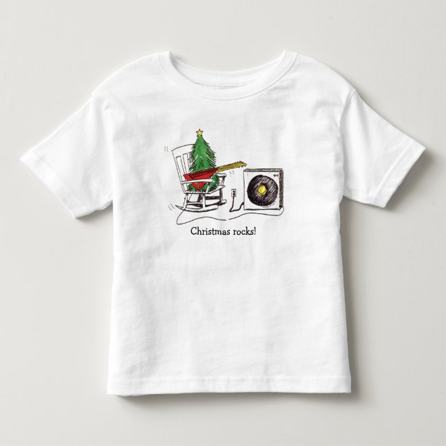 Jul sten! Småbarn T Tee Shirt (Framsida)