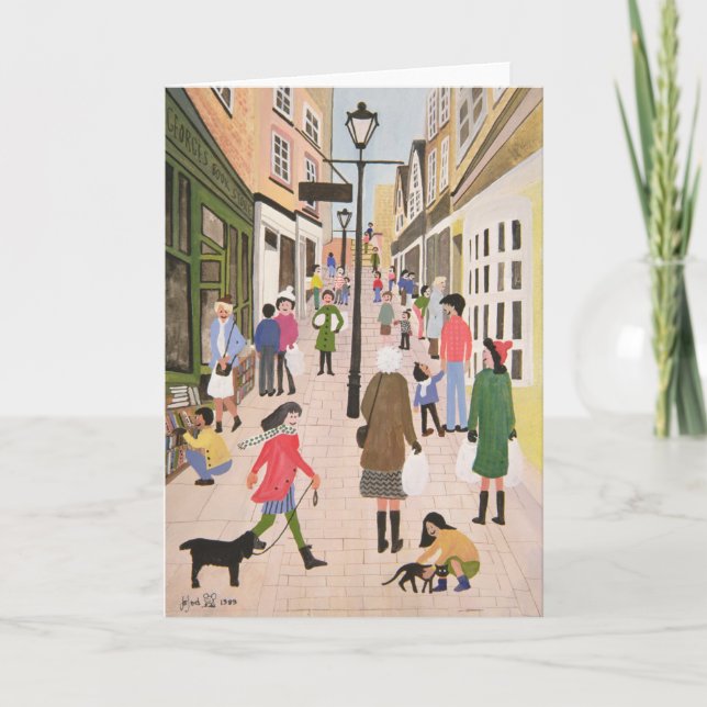 Jul Steps Bristol 1989 Helgkort (Framsida)