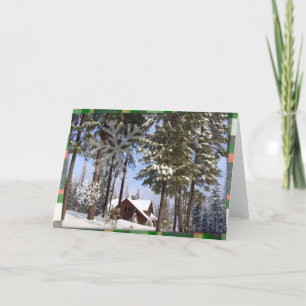 Jul-stift på kabinanteckningskortet helgkort