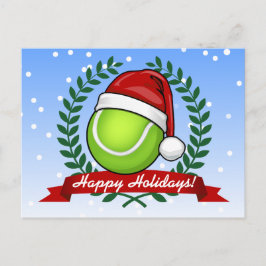 Jul Stil Tennis Boll Helg Vykort