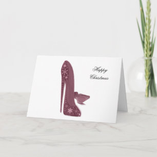 Jul Stiletto Shoes Art Helgkort