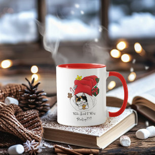 Jul Stocking Cute Calico Kitten Mugg