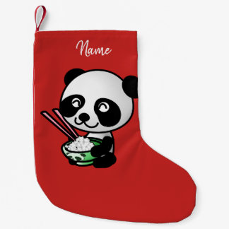 Jul Stocking. Panda. Liten Julstrumpa