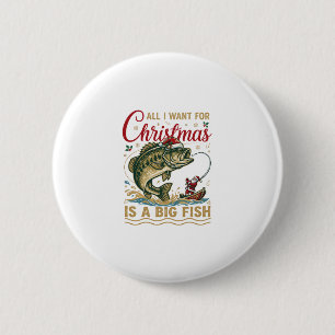 Jul Stor Fisk Aborre Tomte Båt Fiske Knapp
