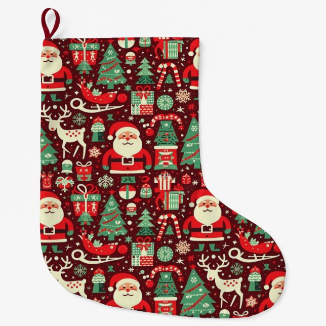 Jul Stor Julstrumpa (Framsidan)