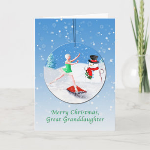 Jul stor- sondotter, balettdansör helgkort