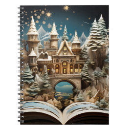 Jul Storybook Castle Pop-Up Wonderland Anteckningsbok