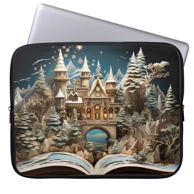 Jul Storybook Castle Pop-Up Wonderland Laptop Fodral (Framsidan)