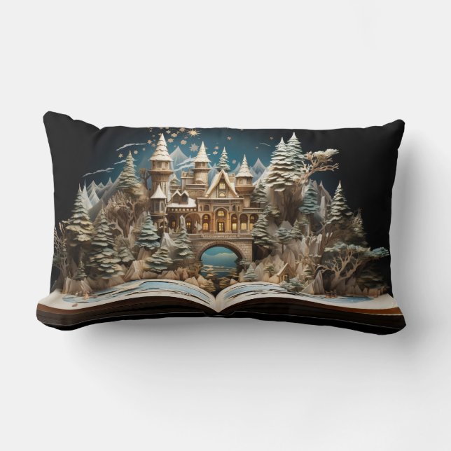 Jul Storybook Castle Pop-Up Wonderland Lumbarkudde (Framsida)