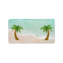 Jul Strand Scen Adressetiketter