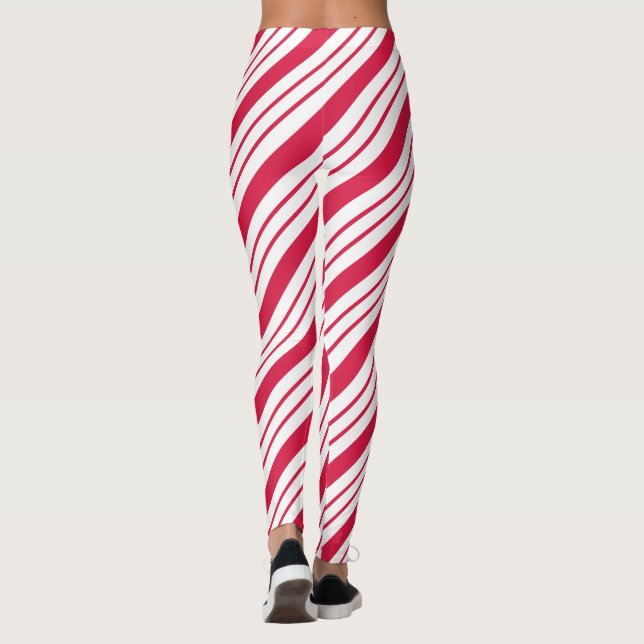 Jul Strimlade Godisrand Leggings (Baksida)