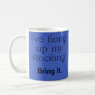 Jul--Strumpan är hängd! Kaffemugg