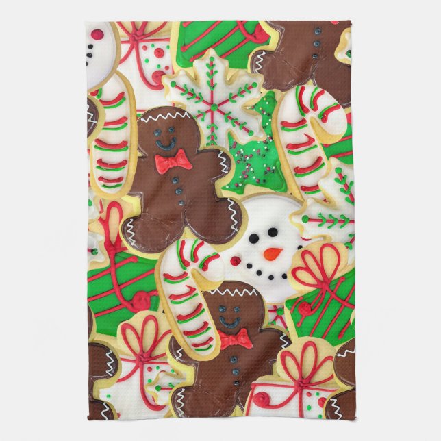 Jul Sugar Cookies Kökshandduk (Vertikal)